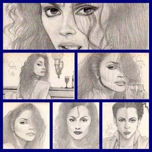 My drawings Prince and Vanity